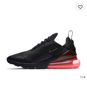 NEW Nike Air Max 270 ‘Black Hot Punch